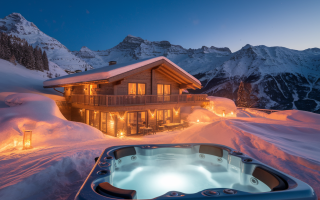 chalet-luxueux-alpes-jacuzzi-neige