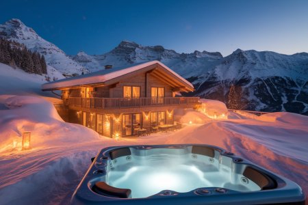 chalet-luxueux-alpes-jacuzzi-neige