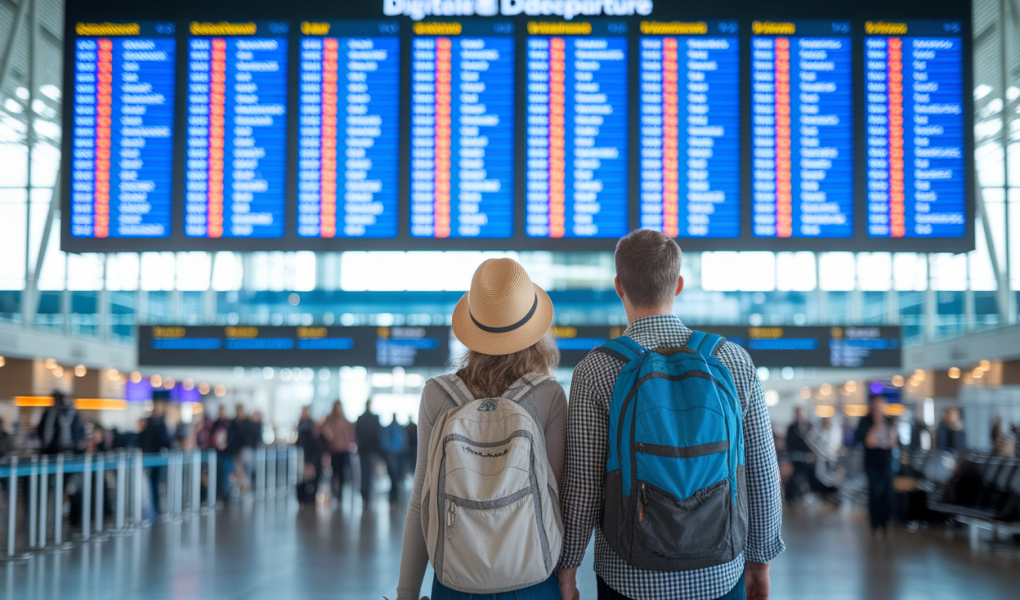 couple-aeroport-panneau-departs-valises