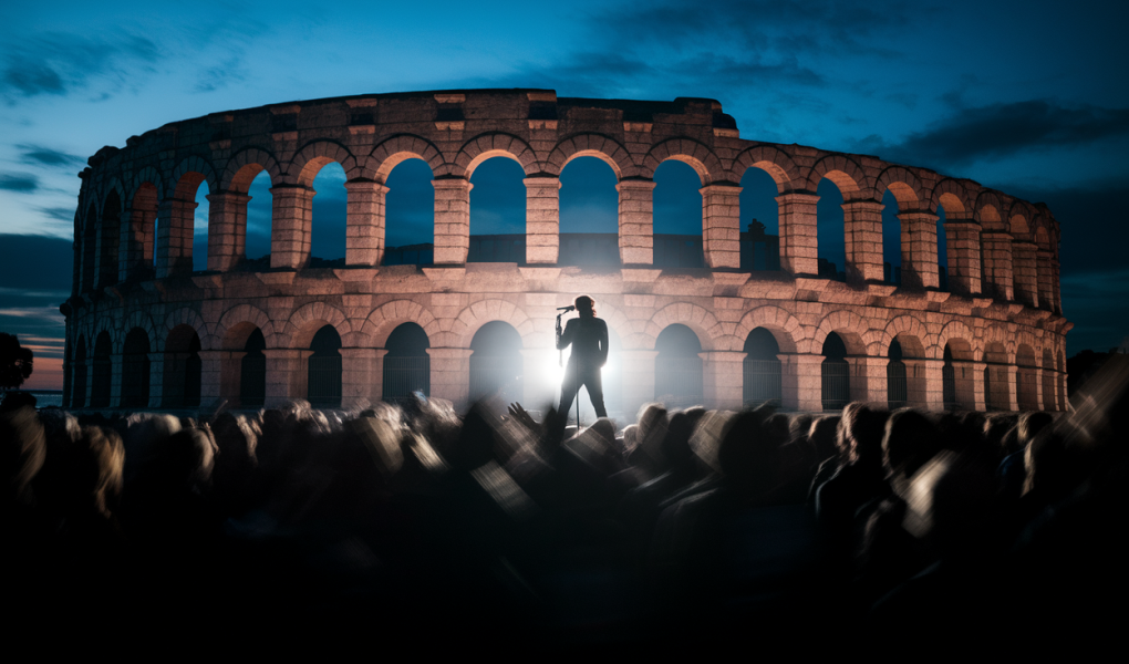 Calogero aux Arènes de Nîmes : 'Vol de nuit' en concert face à la mer
