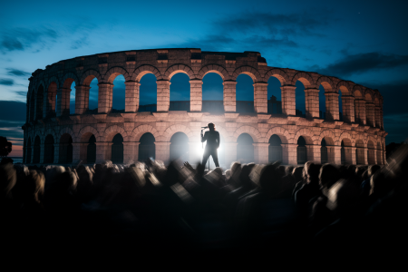 Calogero aux Arènes de Nîmes : 'Vol de nuit' en concert face à la mer