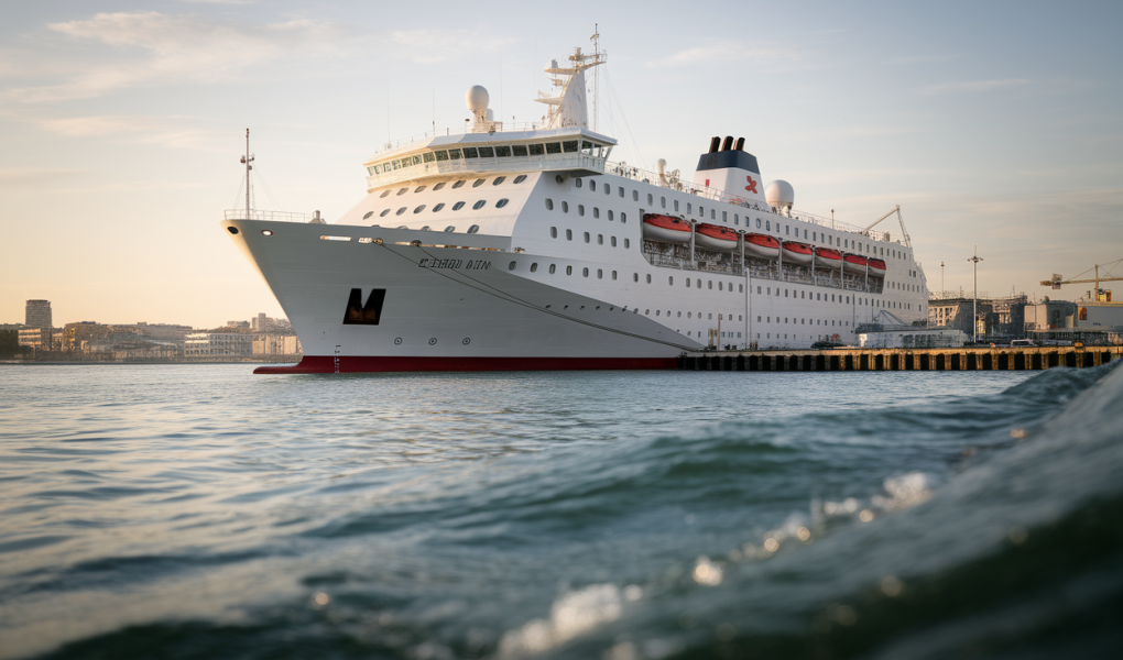 Navire-hôpital à Gênes : le ferry Le Splendid accueille des patients Covid-19