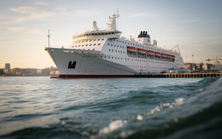 Navire-hôpital à Gênes : le ferry Le Splendid accueille des patients Covid-19
