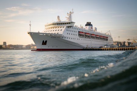 Navire-hôpital à Gênes : le ferry Le Splendid accueille des patients Covid-19