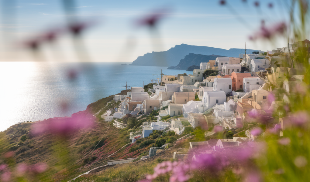 mochlos-village-crete-mer-fleurs