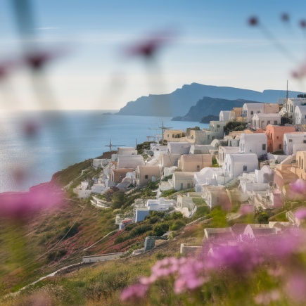 mochlos-village-crete-mer-fleurs