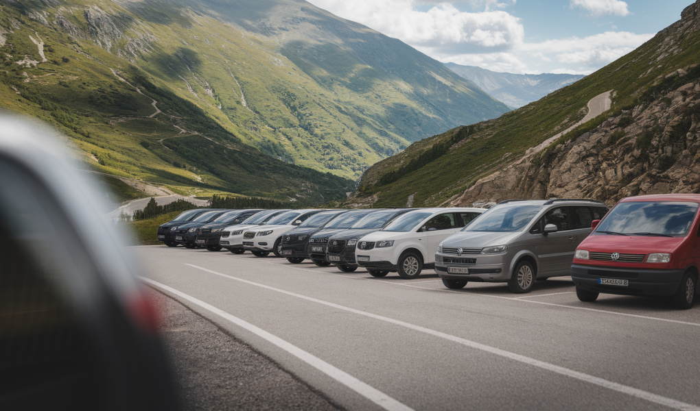 route-montagne-andorre-voitures-parkees