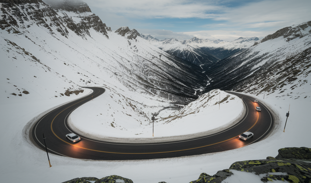 route-montagne-neige-voitures