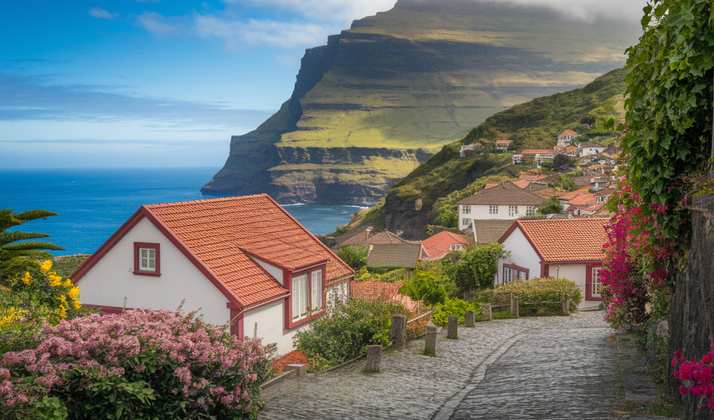 village-madeira-fleurs-falaises-ocean