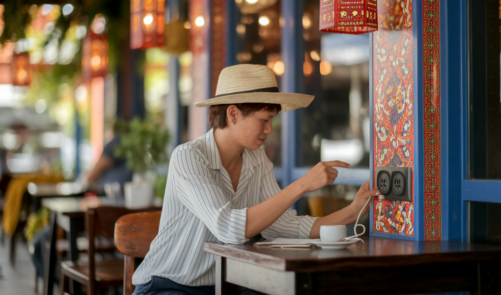 voyageur-assis-cafe-thai-prise