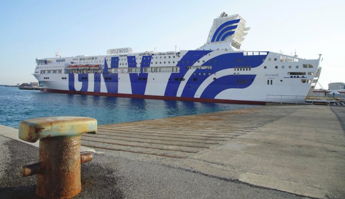Le ferry Le Splendid de la compagnie GNV est devenu à Gènes